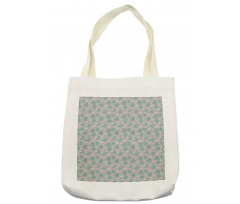 Flamingo and Leaves Tote Bag