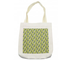 Vivid Tropical Leaves Tote Bag