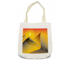 Sand Hills at Desert Hot Sun Tote Bag