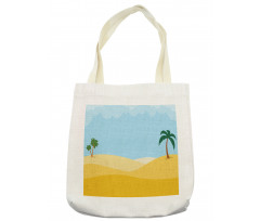 Tropical Palms on Desert Sky Tote Bag