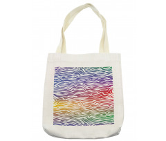 Abstract Zebra Skin Tote Bag