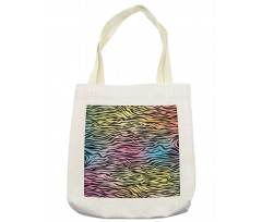 Colorful Wildlife Zebra Tote Bag