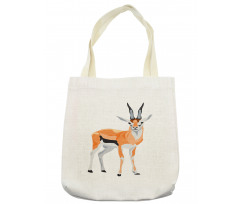 Thomson's Gazelle Cartoon Tote Bag