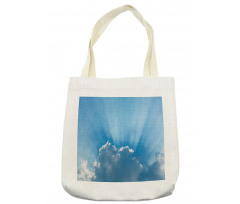 Sunburst Theme Lines Tote Bag