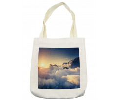 Climbing Above Clouds Tote Bag