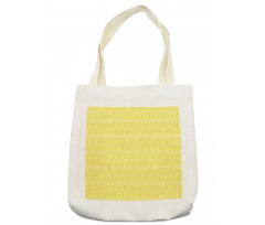 Folklore Yellow Monochrome Tote Bag