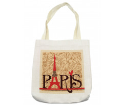 Paris Eiffel Tower View Tote Bag