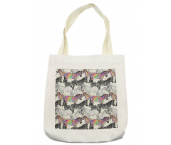 Funky Animal Chevrons Tote Bag