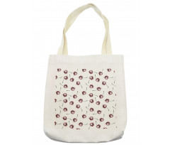 Grunge Sketch Fruit Tote Bag