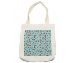 Summer Fruit Abstract Colors Tote Bag