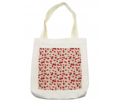 Summer Love Scattered Fruit Tote Bag