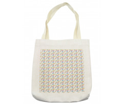 Retro Vehicles and Girl Tote Bag