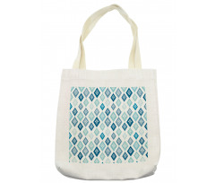 Diamond Shaped Triangles Tote Bag