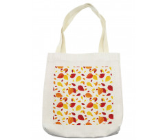 Seasonal Fall Leaves Tote Bag