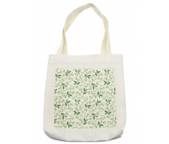 Ivy Green Leaves Tote Bag