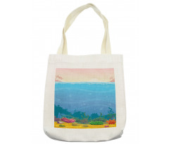 Vertical Underwater Scene Tote Bag