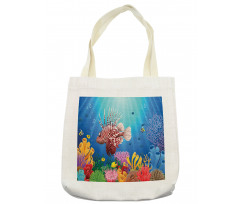 Colorful Marine Scenery Tote Bag