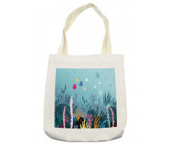 Seaweed Algae and Coral Tote Bag