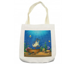 Undersea World Ship Wreck Tote Bag