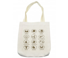Classic Zodiac Chart Tote Bag