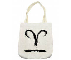 Aries Astrology Sign Tote Bag