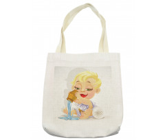 Baby Aquarius Zodiac Tote Bag