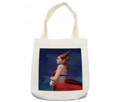 Taurus Girl Horns Sign Tote Bag