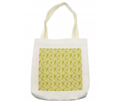 Retro Summer Flowers Tote Bag