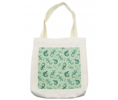 Exotic Lizard Reptile Tote Bag