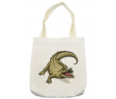 Exotic Wild Crocodile Tote Bag