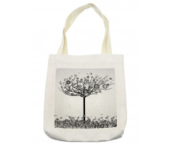 Circular Leaves Tote Bag