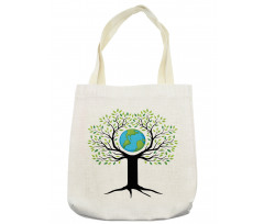 Green Friendly Earth Tote Bag