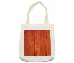 Wood Timber Floor Orange Tote Bag