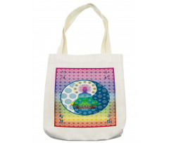 Meditation Theme Zen Art Tote Bag