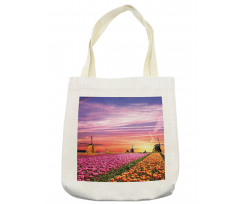 Scenic Tulip Fields Tote Bag