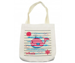 Fish Sailor Marine Sea Tote Bag