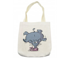 Rabbit Mascot Animal Tote Bag