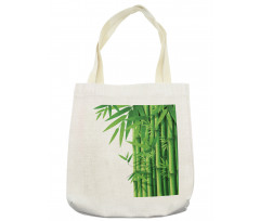 Modern Bamboos Stems Tote Bag