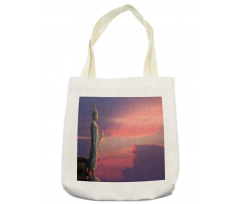 Magical Sunset Scene Tote Bag