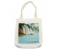 Lake and Swans Nature Tote Bag