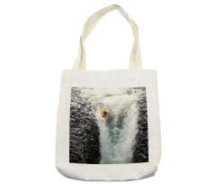 Cliffs Waterfall Canoe Tote Bag