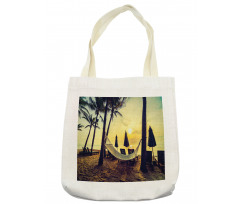 Coconut Exotic Palm Trees Tote Bag