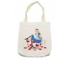 Alice with Cup Tote Bag