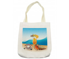 Seascape Summer Beach Tote Bag