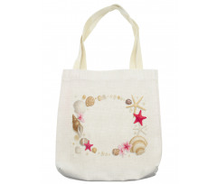 Seashells Flower Star Tote Bag