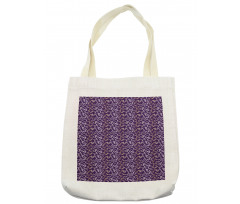 Lavish Curls on Purple Tone Tote Bag