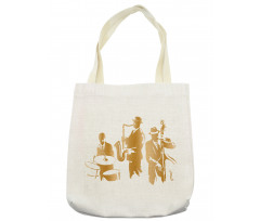 Jazz Band Blues Music Tote Bag