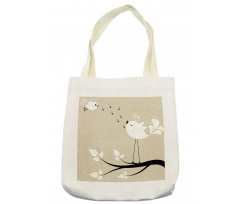 2 Birds on a Branch Tote Bag
