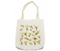 Peach Face Love Birds Tote Bag