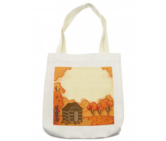 Lodge and Maple Trees Tote Bag